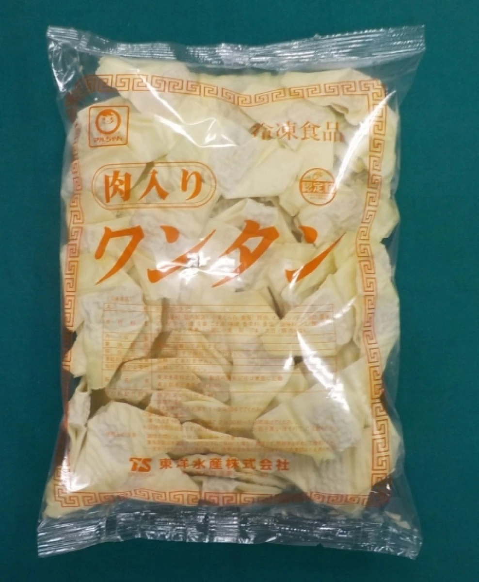 23701　肉入りワンタン　約75粒　500g　東洋水産